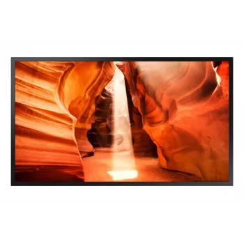 Samsung OM55N-S Digital signage flat panel 139.7 cm (55 inch) LCD Wi-Fi 4000 cd/m² Full HD Black Built-in processor Tizen 5.0