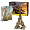 3D Puzzle CubicFun Eiffel Tower 80 pcs Buildings 306-DS0998