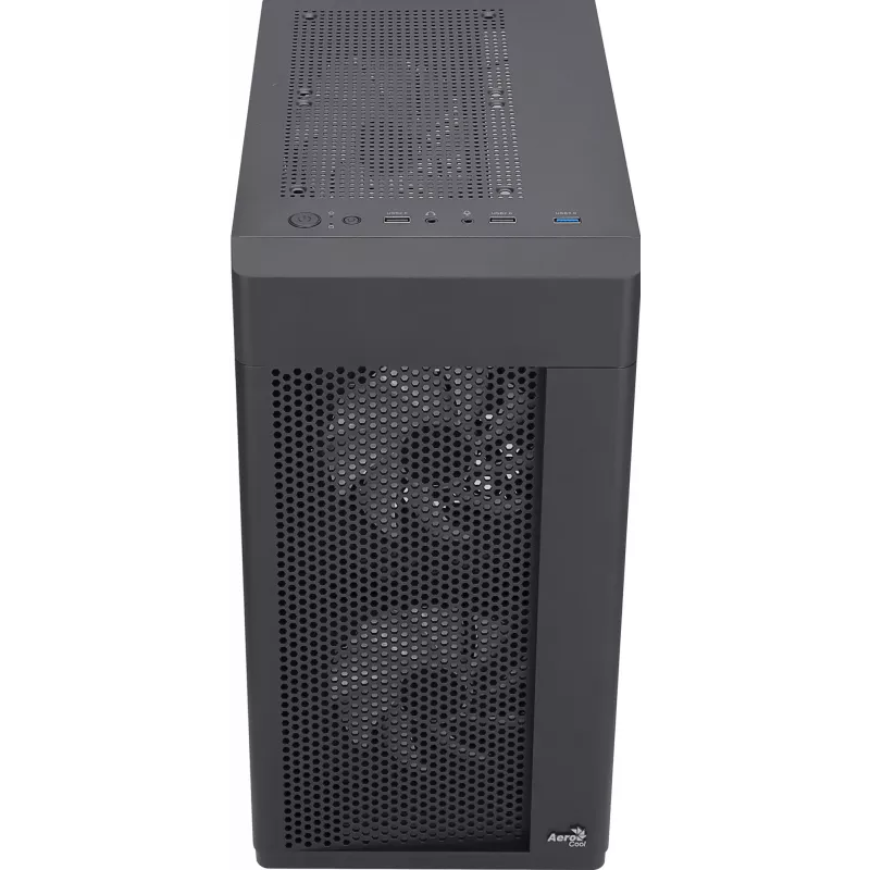 Aerocool HEXFORMBKV2 Micro ATX PC Case 3 Fans FRGB Black