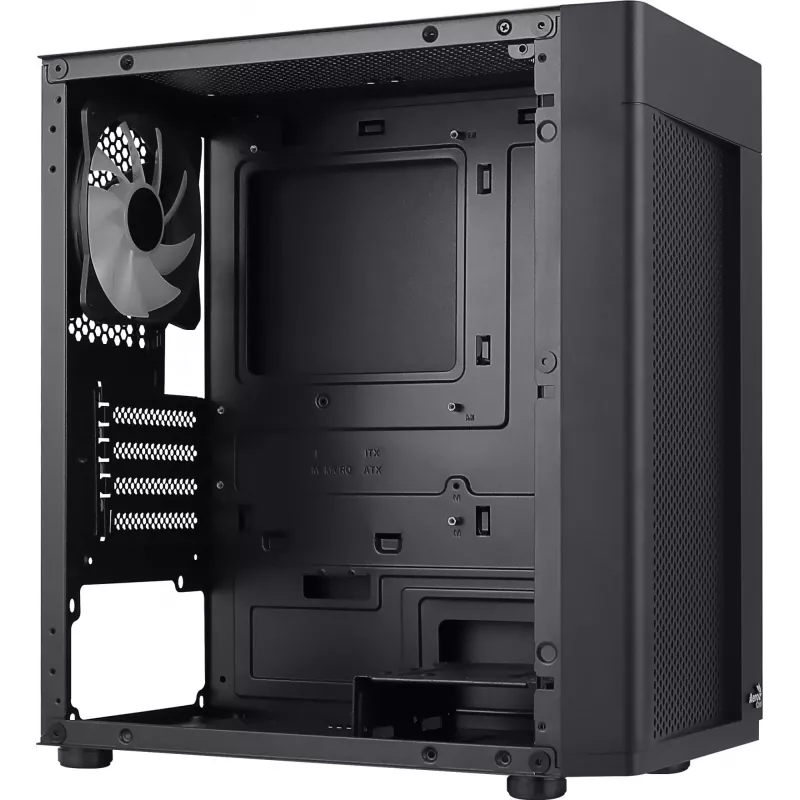 Aerocool HEXFORMBKV2 Micro ATX PC Case 3 Fans FRGB Black
