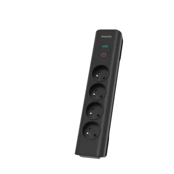 Surge Protector Philips SPN7040BA/60 6 AC outlets 600 J 2 m Black