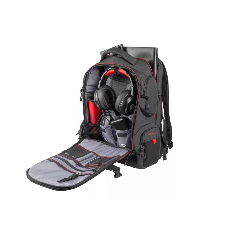 GENESIS Pallad 550 43.9 cm (17.3 inch) Backpack Black, Red