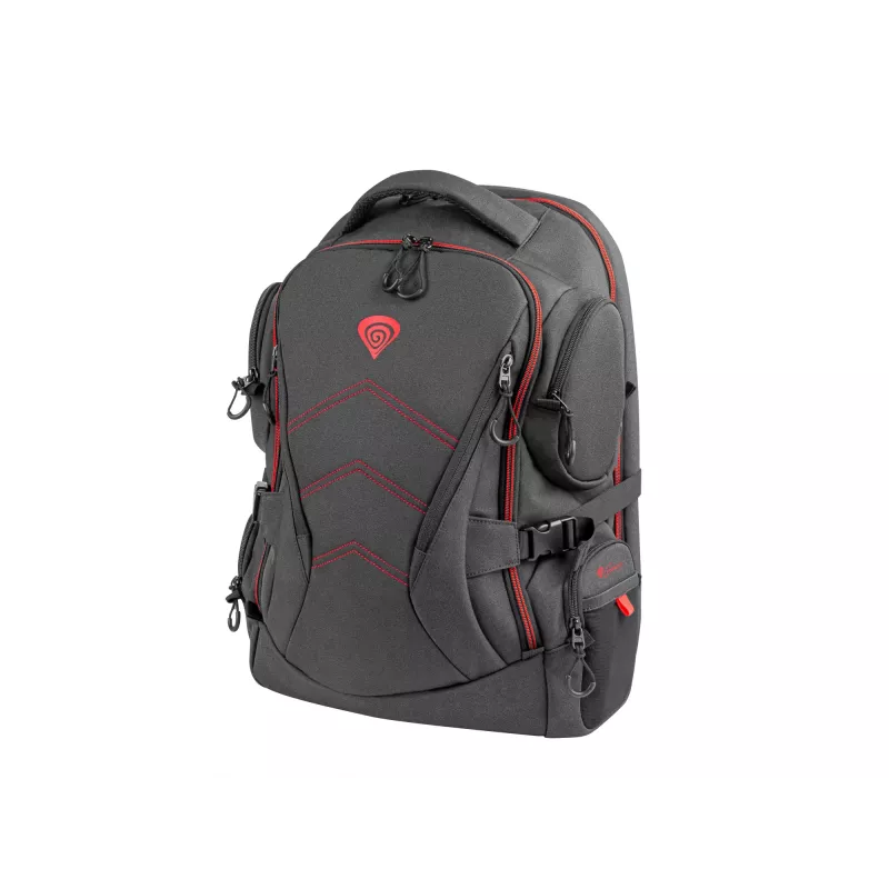 GENESIS Pallad 550 43.9 cm (17.3 inch) Backpack Black, Red