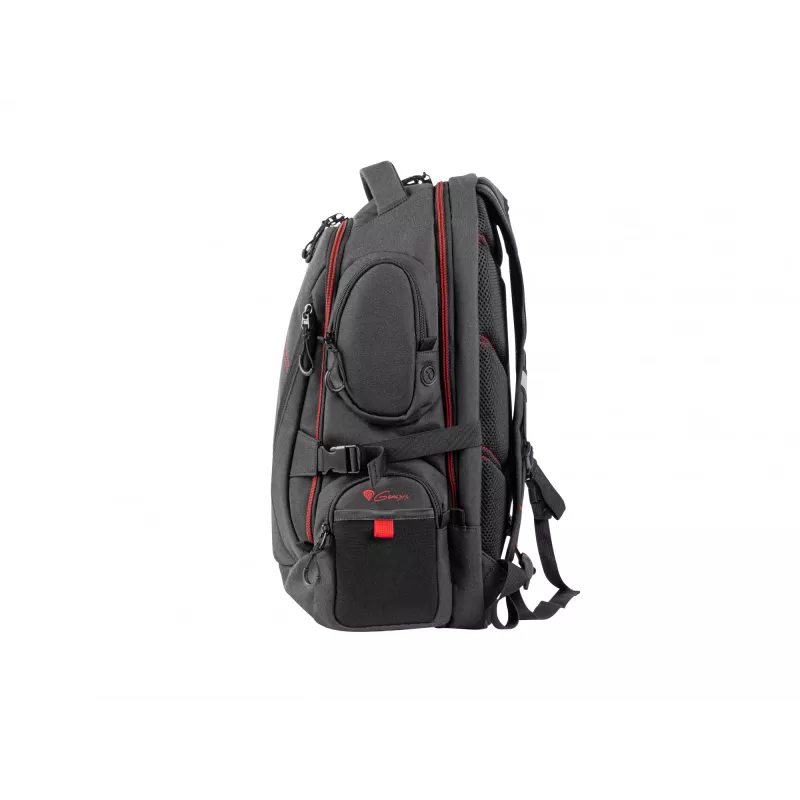 GENESIS Pallad 550 43.9 cm (17.3 inch) Backpack Black, Red