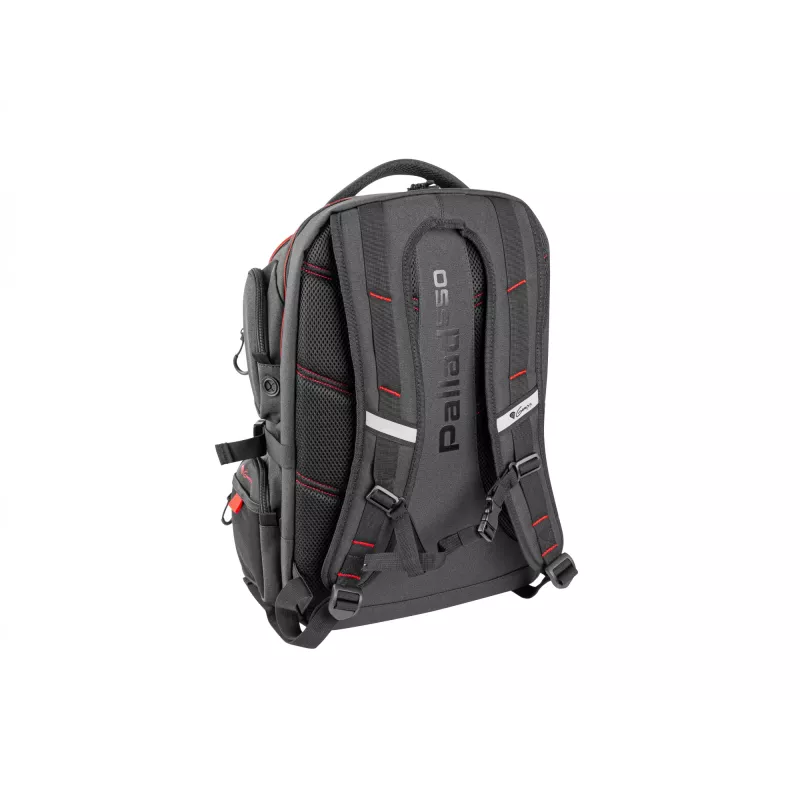 GENESIS Pallad 550 43.9 cm (17.3 inch) Backpack Black, Red