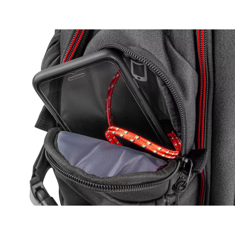 GENESIS Pallad 550 43.9 cm (17.3 inch) Backpack Black, Red