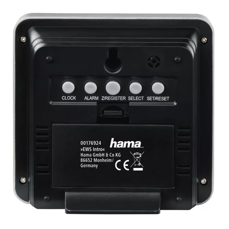 Thermometer Hama EWS Intro Black Silver