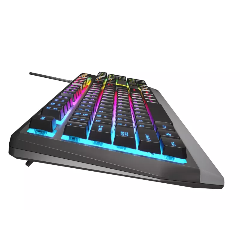 GENESIS Rhod 300 RGB keyboard Gaming USB QWERTY English Black