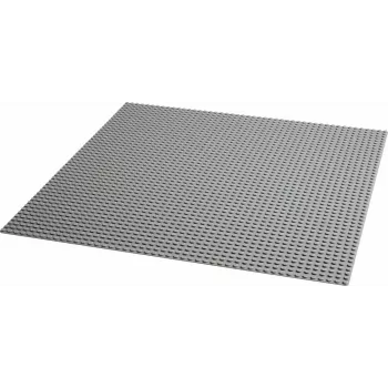 LEGO building plate 11024 — Classic gray base plate 48x48 studs (380 × 380 mm)