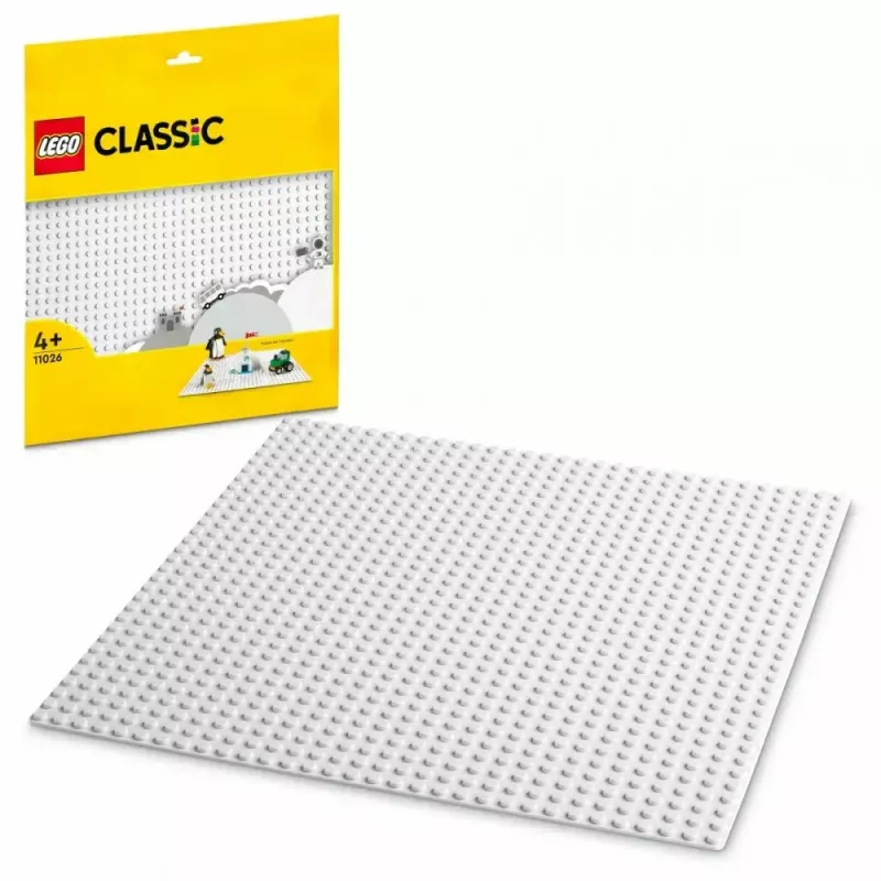 Building plate LEGO 11026 — baseplate 32x32 studs, white