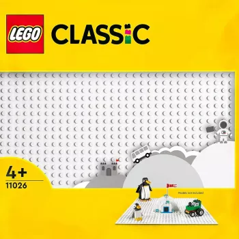Building plate LEGO 11026 — baseplate 32x32 studs, white