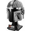 Construction toy LEGO Mandalorian Helmet 75328 — Star Wars display model, collectible build, 584 pieces, age 18+