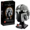 Construction toy LEGO Mandalorian Helmet 75328 — Star Wars display model, collectible build, 584 pieces, age 18+