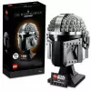 Construction toy LEGO Mandalorian Helmet 75328 — Star Wars display model, collectible build, 584 pieces, age 18+