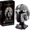Construction toy LEGO Mandalorian Helmet 75328 — Star Wars display model, collectible build, 584 pieces, age 18+