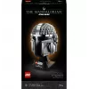 Construction toy LEGO Mandalorian Helmet 75328 — Star Wars display model, collectible build, 584 pieces, age 18+