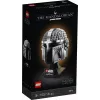 Construction toy LEGO Mandalorian Helmet 75328 — Star Wars display model, collectible build, 584 pieces, age 18+