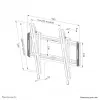 Neomounts WL35-550BL14 TV mount wall 40-75 inch - tiltable - easy install