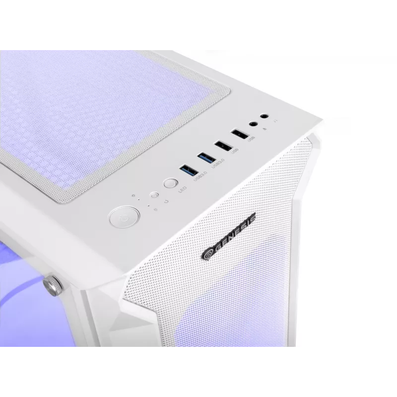 GENESIS Irid 505 ARGB Midi Tower White