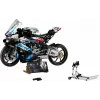LEGO Technic motorcycle model BMW M1000RR 42130 with detailed engine and working suspension