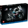 LEGO Technic motorcycle model BMW M1000RR 42130 with detailed engine and working suspension
