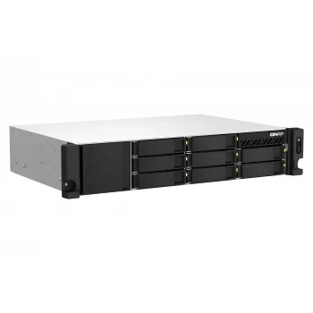 QNAP TS-873AEU-4G NAS/storage server Rack (2U) Ryzen Embedded V1500B 4 GB DDR4 0 TB QuTS hero Black