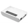 DIGITUS 2-Port USB 2.0 Wi-Fi Network Server NAS USB Hub Print Server