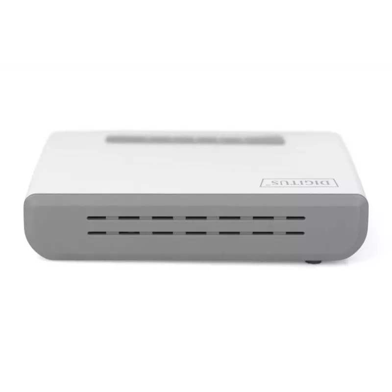DIGITUS 2-Port USB 2.0 Wi-Fi Network Server NAS USB Hub Print Server