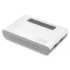 DIGITUS 2-Port USB 2.0 Wi-Fi Network Server NAS USB Hub Print Server