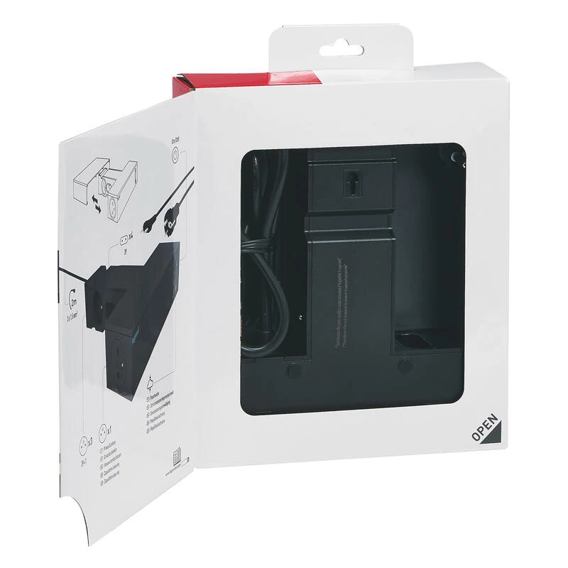 Legrand 049430 power extension 2 m 8 AC outlet(s) Indoor Black