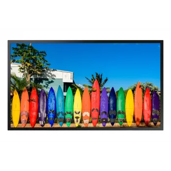 Samsung OM55B Digital signage flat panel 139.7 cm (55 inch) LCD Wi-Fi 3000 cd/m² 4K Ultra HD Black Built-in processor Tizen 5.0 24/7