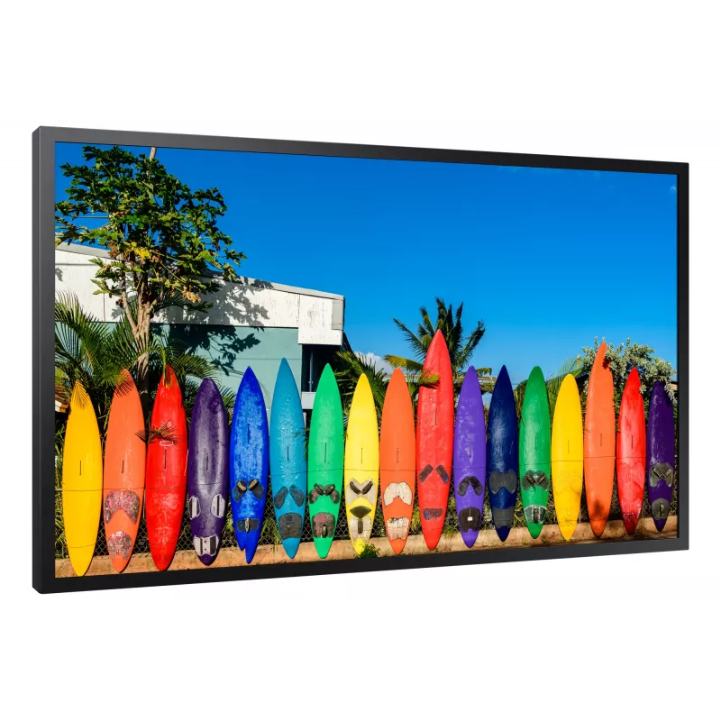 Samsung OM55B Digital signage flat panel 139.7 cm (55 inch) LCD Wi-Fi 3000 cd/m² 4K Ultra HD Black Built-in processor Tizen 5.0 24/7