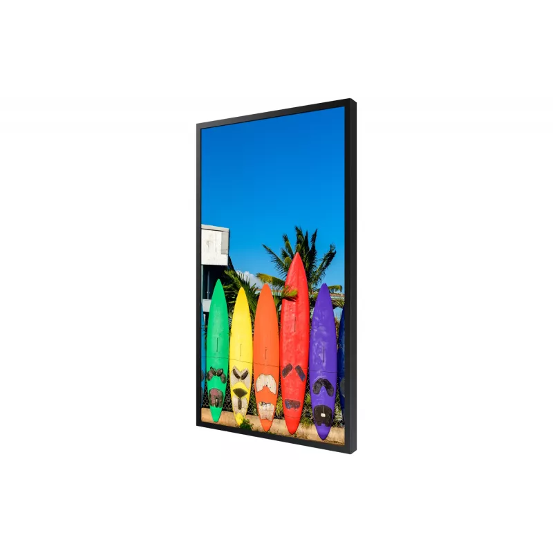 Samsung OM55B Digital signage flat panel 139.7 cm (55 inch) LCD Wi-Fi 3000 cd/m² 4K Ultra HD Black Built-in processor Tizen 5.0 24/7