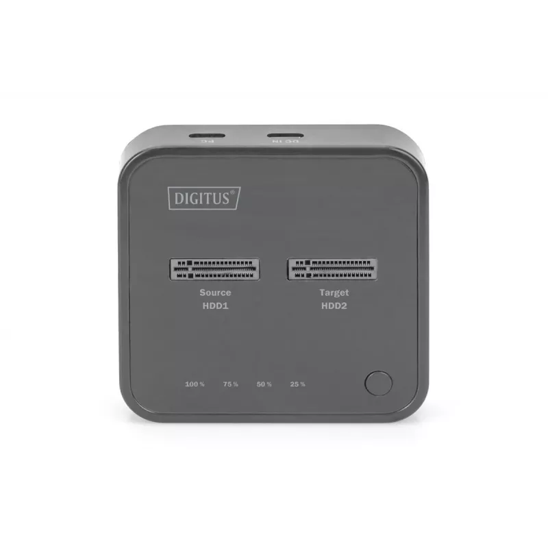 Digitus Dual M.2 NVMe SSD Docking Station USB-C Offline Clone Function