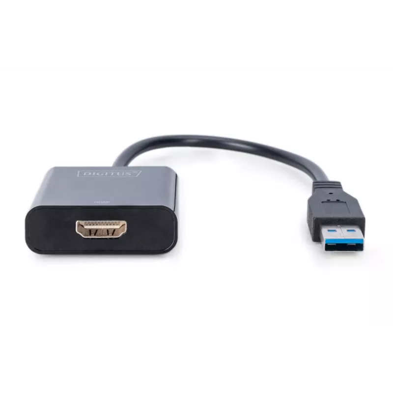 DIGITUS USB 3.0 to HDMI Adapter Input USB, Output HDMI Resolution up to 1080p