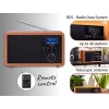 Portable radio Adler AD 1184 with DAB+/FM/AM digital tuner, Bluetooth 5.0, 15W, SD/USB, alarm clock, black/wood