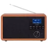 Portable radio Adler AD 1184 with DAB+/FM/AM digital tuner, Bluetooth 5.0, 15W, SD/USB, alarm clock, black/wood