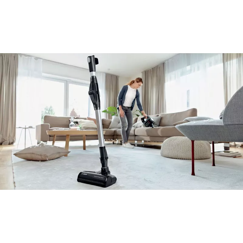 Bosch BBS712A stick vacuum/electric broom 2-in-1 stick vacuum Battery Dry Hygiene Filter Bagless 0.3 L Graphite