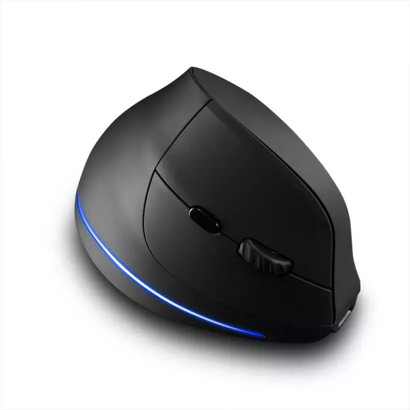 Wireless vertical mouse MEDIA-TECH MT1123, black, 2400 DPI, 5 buttons, RF USB receiver