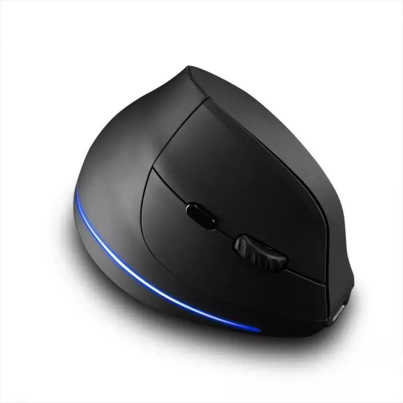 Wireless vertical mouse MEDIA-TECH MT1123, black, 2400 DPI, 5 buttons, RF USB receiver