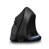 Wireless vertical mouse MEDIA-TECH MT1123, black, 2400 DPI, 5 buttons, RF USB receiver