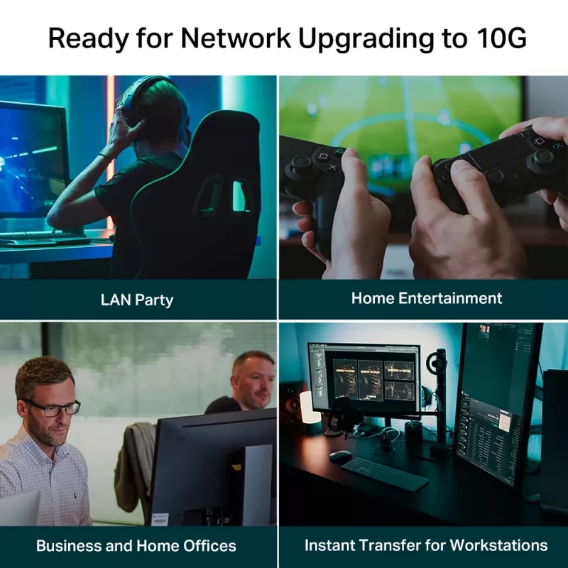 Unmanaged Switch TP-Link TL-SX105 5-Port 10G Desktop Switch