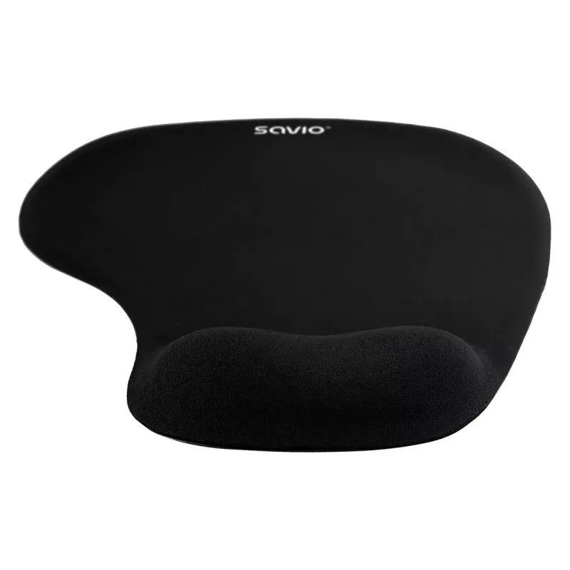 Mouse pad SAVIO MP-01B gel wrist rest 3 mm thickness 230×190 mm black