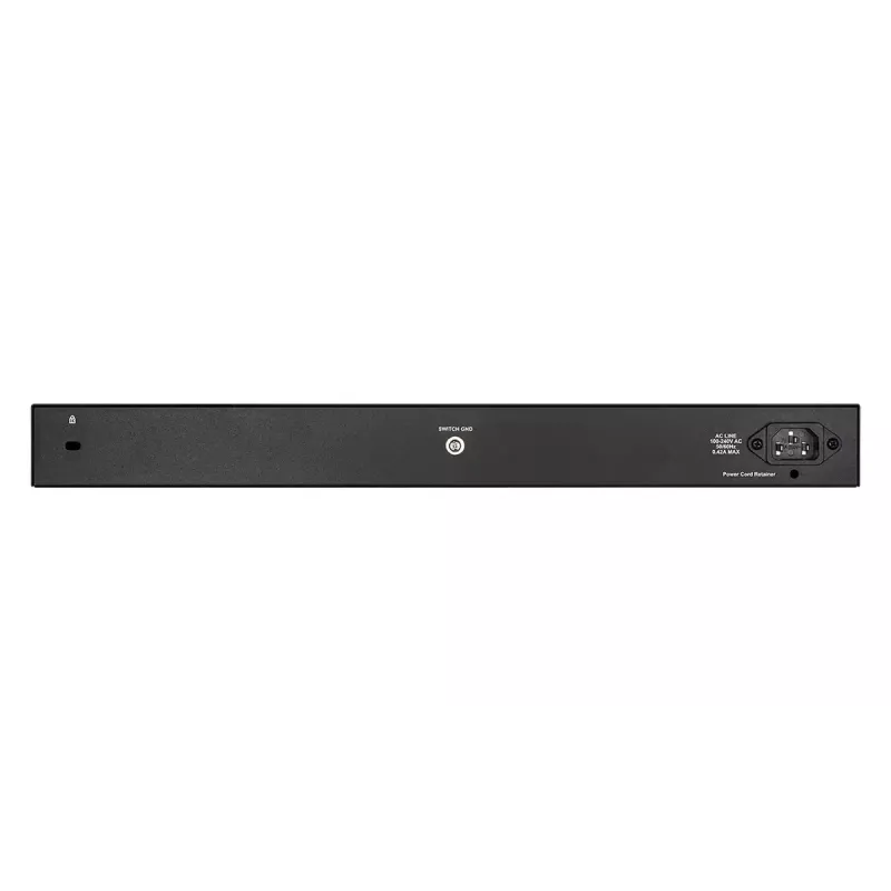 Managed L2 Gigabit PoE Switch D-Link DGS-1210-24P — 24x 10/100/1000 RJ-45, IEEE 802.3af/at, 56 Gbit/s, rack-mount, black