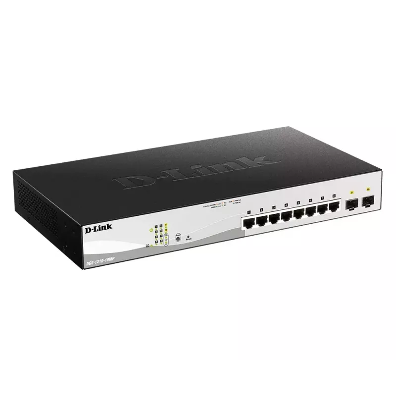 D-Link DGS-1210-52MP Managed L2 Gigabit Ethernet (10/100/1000) Power over Ethernet (PoE) Black, Grey