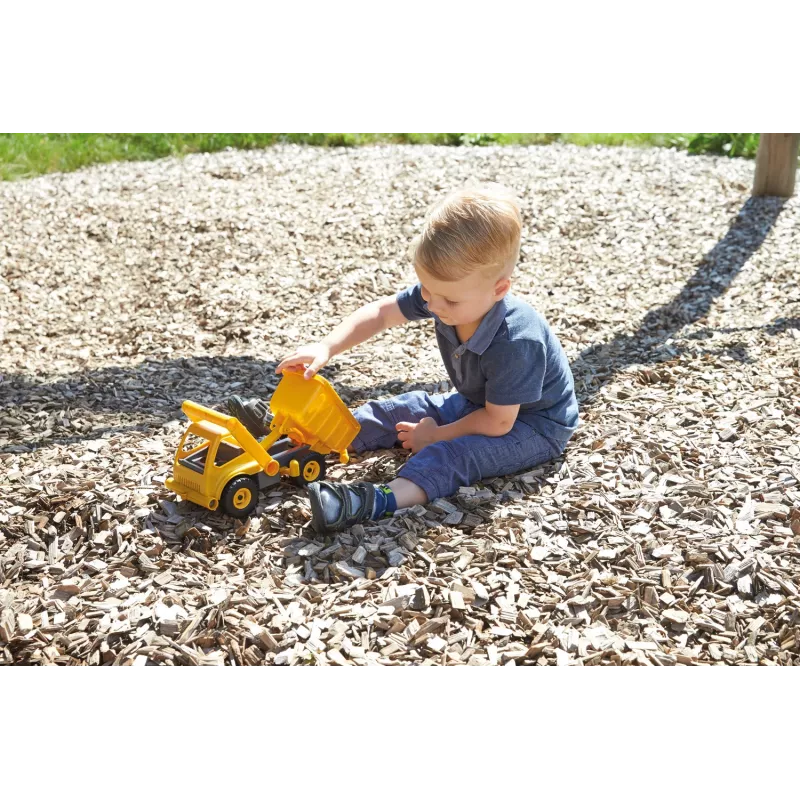 Lena EcoActives Dump truck, Truck, Dump truck, 2 yr(s), Plastic, Wood, Black, Yellow