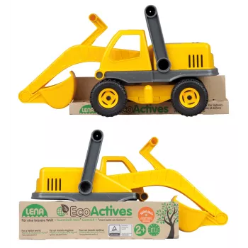 Excavator Lena EcoActives 04211 Plastic Wood Black Grey Yellow