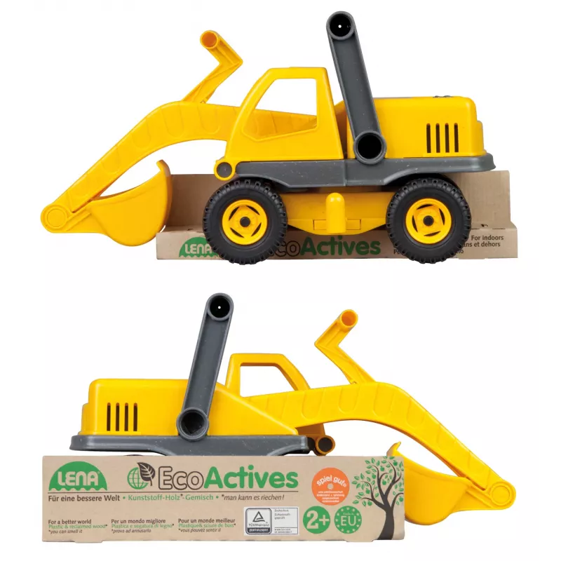 Excavator Lena EcoActives 04211 Plastic Wood Black Grey Yellow