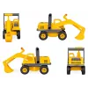 Excavator Lena EcoActives 04211 Plastic Wood Black Grey Yellow