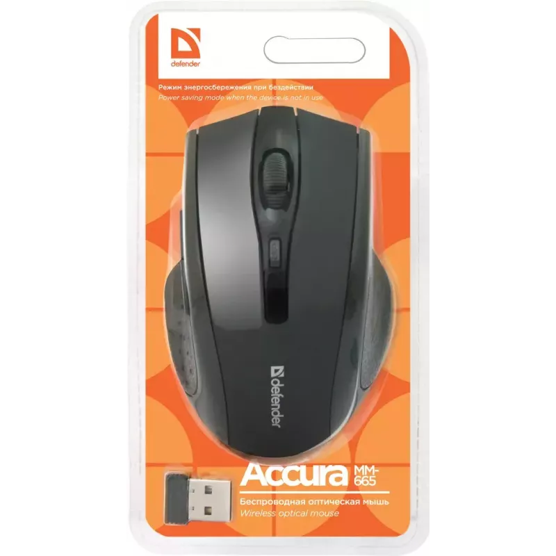 Mouse Defender Accura MM-665 RF Wireless